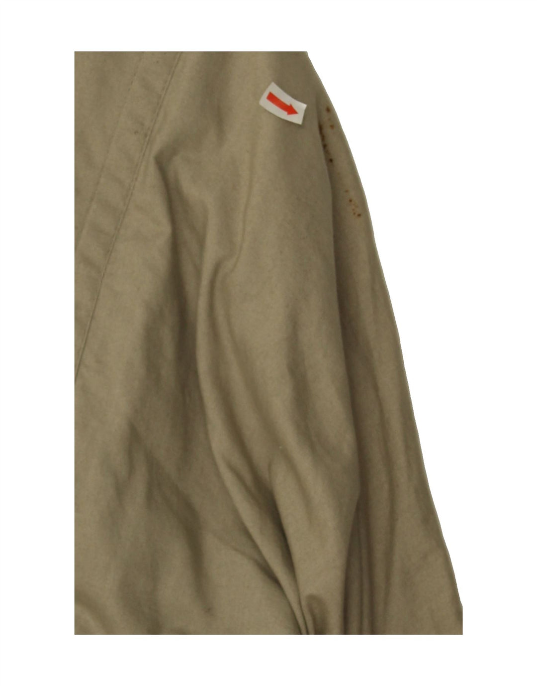 VINTAGE Womens Overcoat UK 18 XL  Beige Cotton Vintage Vintage and Second-Hand Vintage from Messina Hembry 