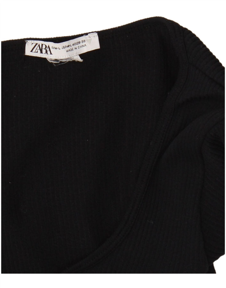 Zara ženska majica dugih rukava UK 16 Large tamnoplava