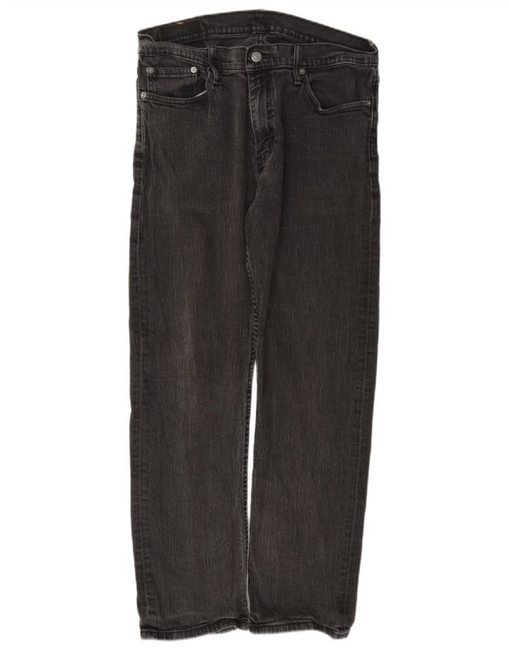 Levi's muške 514 ravne traperice W36 L32 sivi pamuk