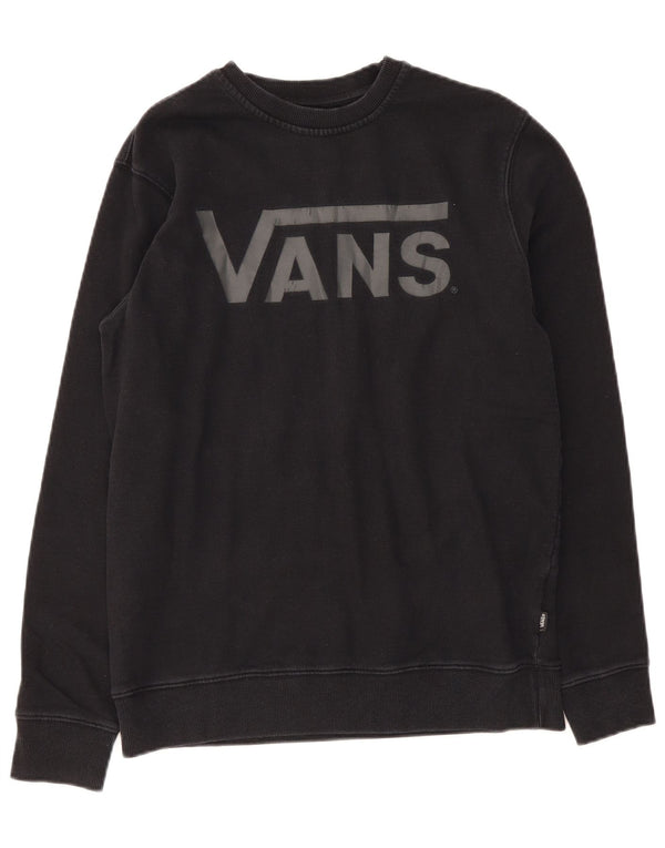Vans muška majica srednje veličine crni pamuk
