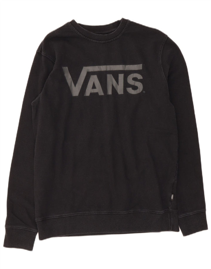Vans muška majica srednje veličine crni pamuk