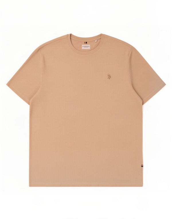 U.S. Polo Assn. Muška majica kratkih rukava 2XL bež pamuk
