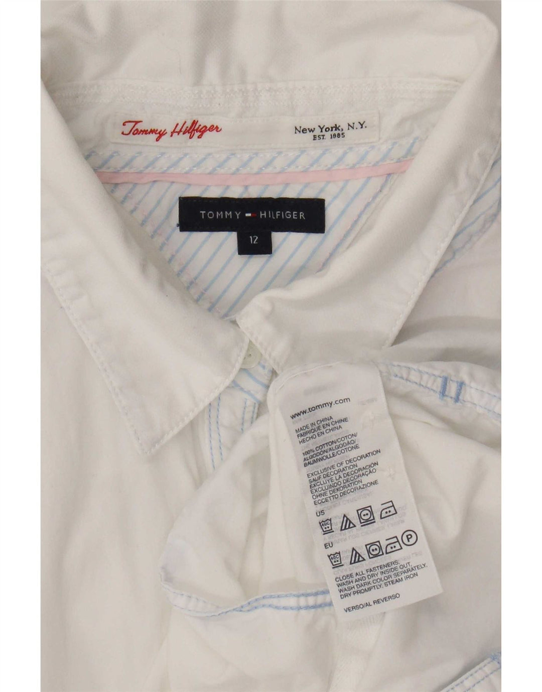 Tommy Hilfiger ženska košulja US 12 velika bijela pamučna