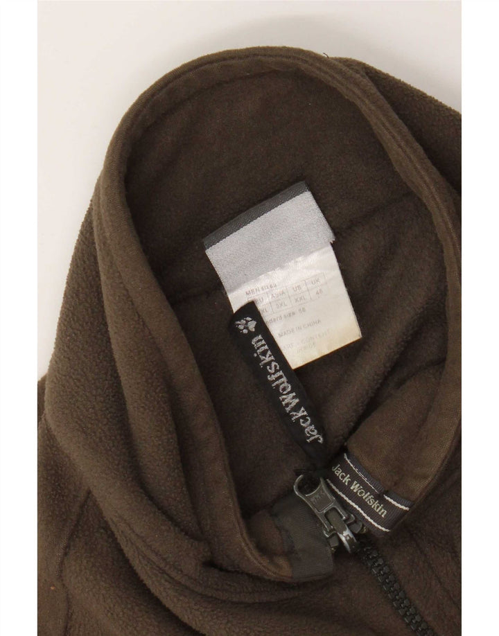 Jack Wolfskin muška jakna od flisa s postavom UK 48 2XL kaki poliester