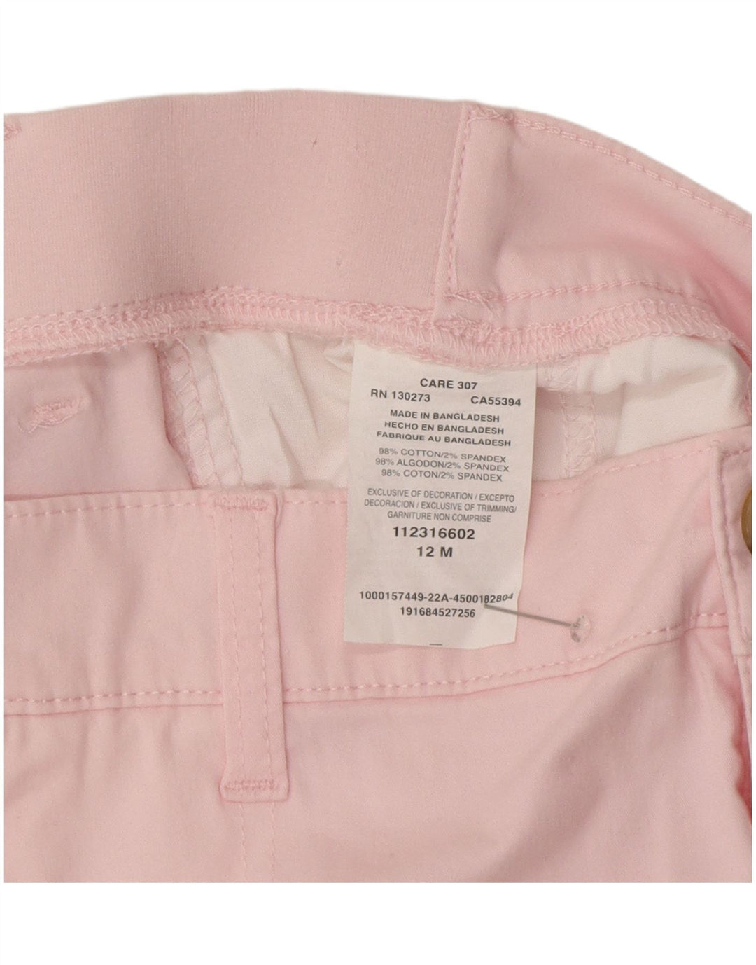LEE Ženske kargo kratke hlače uobičajenog kroja US 12 Large W34, ružičasti pamuk