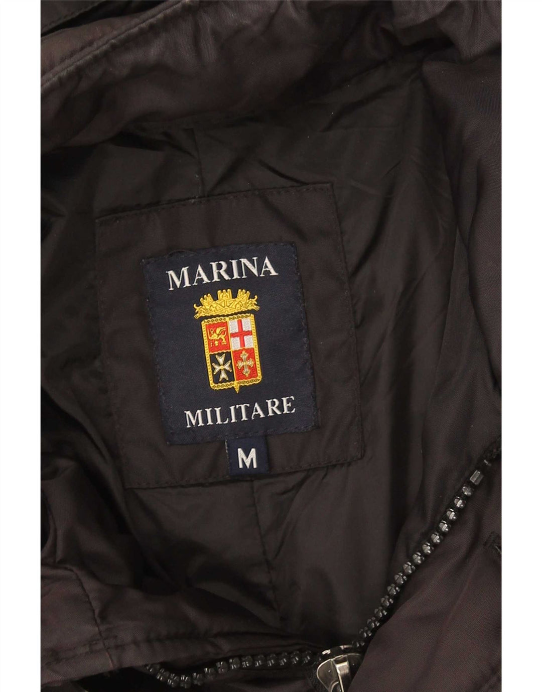 Marina Militare muška podstavljena jakna s kapuljačom UK 38 srednji crni poliamid