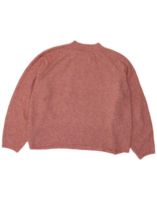 Marks & Spencer ženski pulover s okruglim izrezom UK 18 XL ružičasta