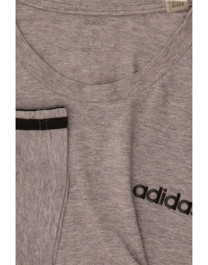 Adidas muška majica kratkih rukava na male sive pruge