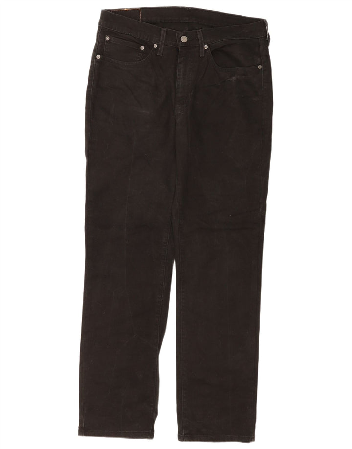 Levi's muške 514 ravne traperice W34 L32 crni pamuk
