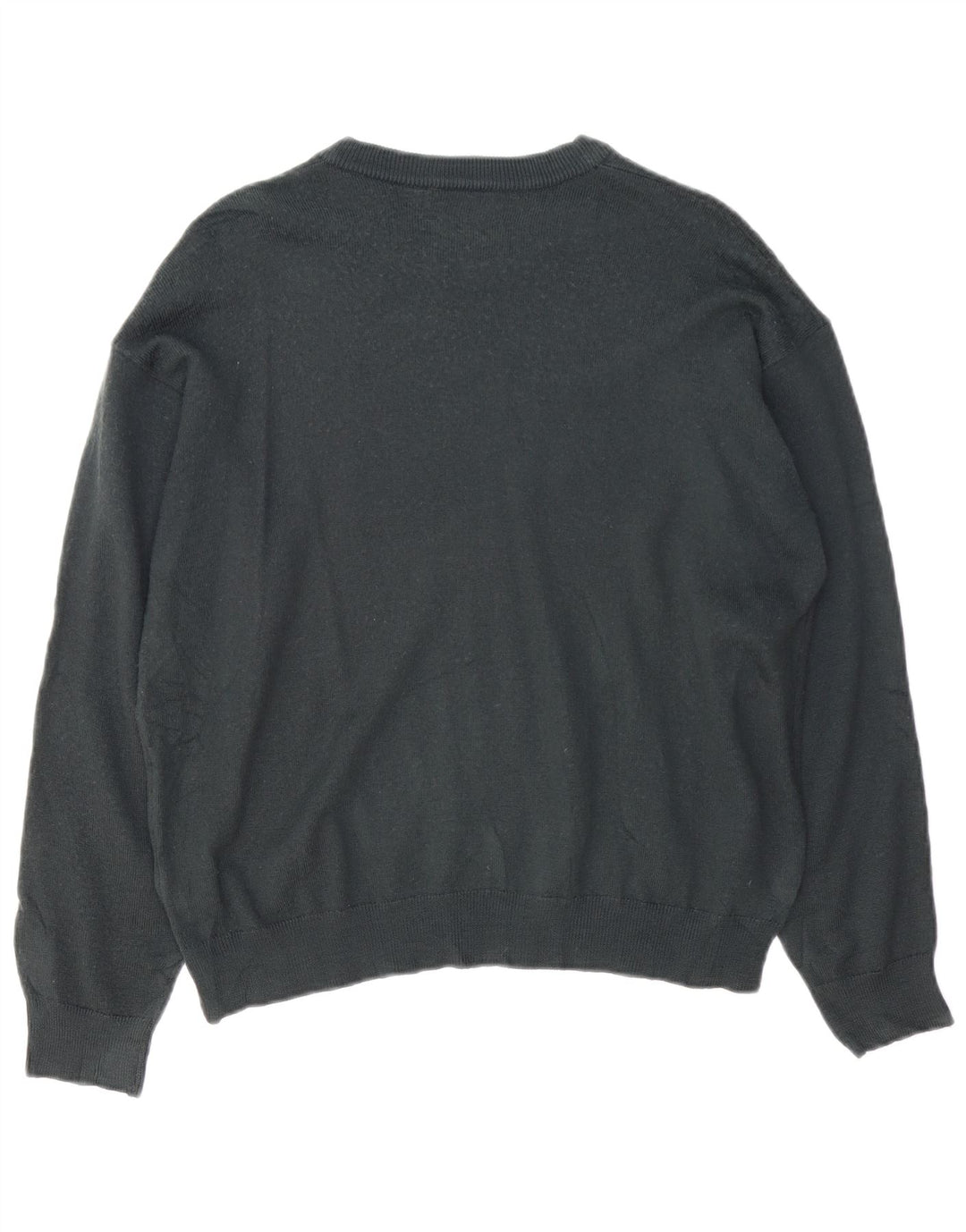 LACOSTE Muški džemper s lađastim izrezom Veličina 4 srednje crne vune