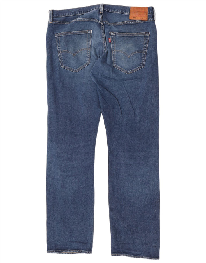 Levi's muške 501 ravne traperice W36 L32 plavi pamuk