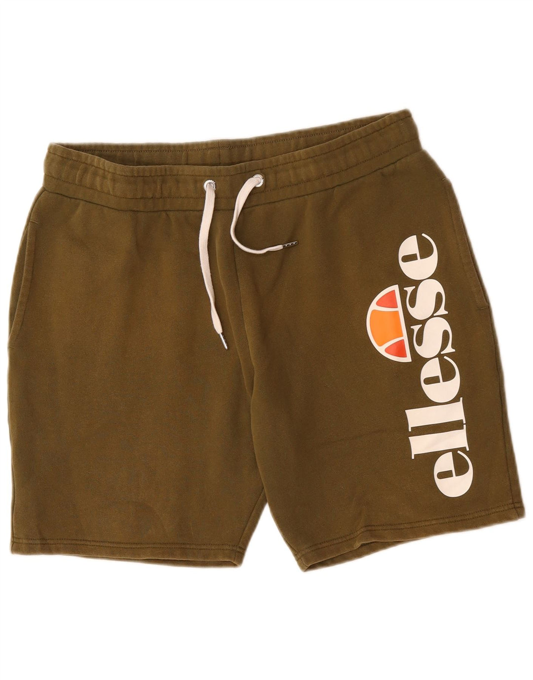 Ellesse muške kratke sportske hlače s grafičkim motivima, veliki kaki pamuk