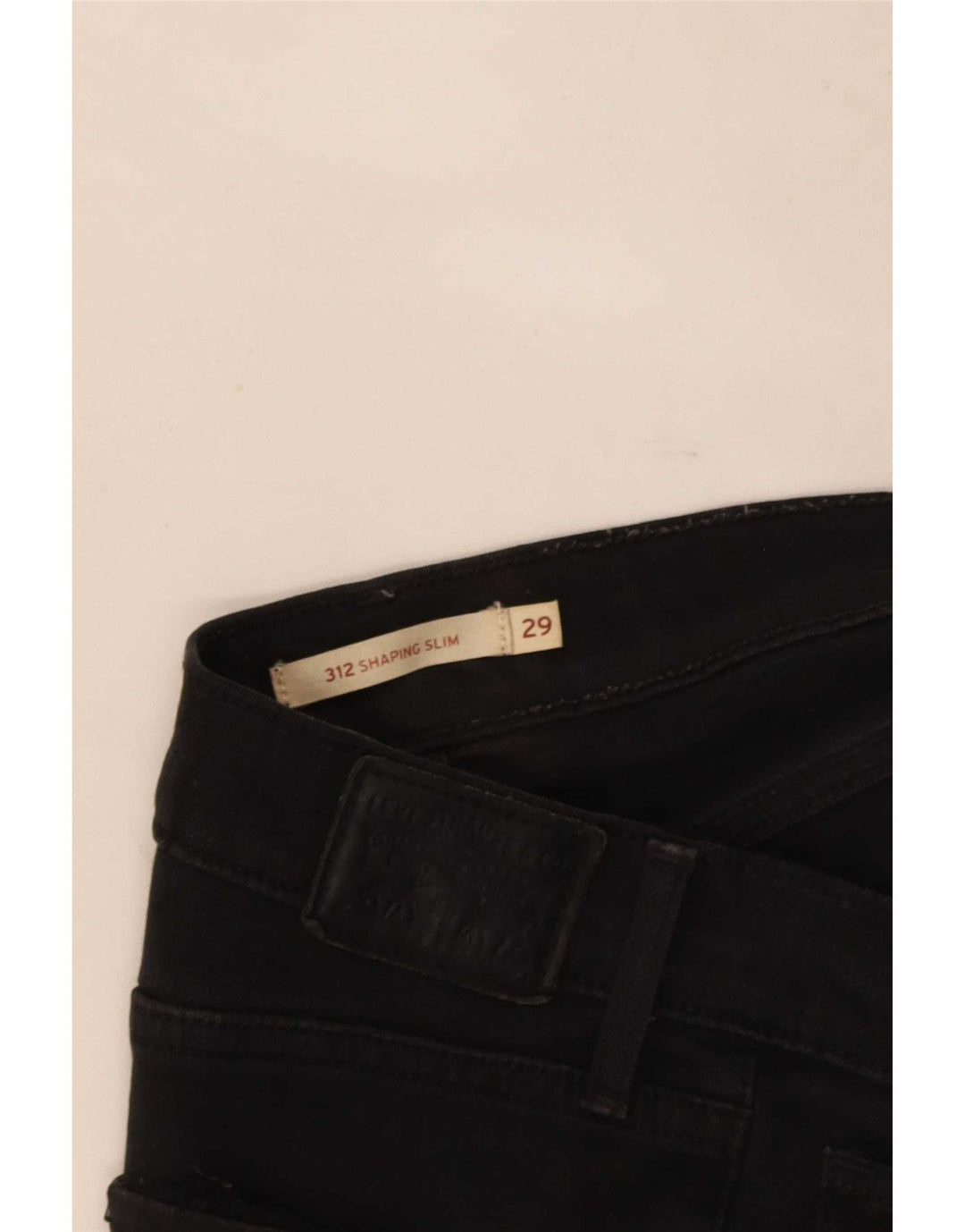 Levi's ženske 312 uske traperice W29 L31 crne