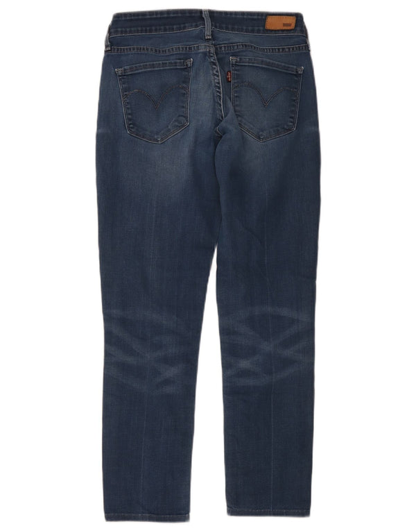 Levi's ženske Demi Curve kratke uske traperice W27 L25 plavi pamuk