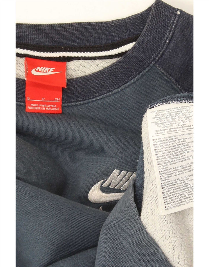 Nike muški džemper mali tamnoplavi pamuk