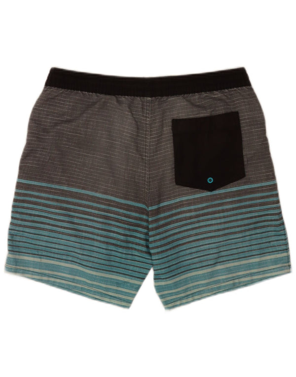 Quiksilver muške kratke hlače za kupanje male W29 L7 sivi prugasti poliester