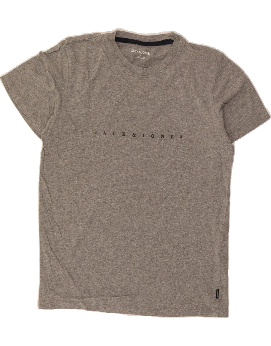 JACK & JONES Mens Graphic T-Shirt Top Medium Grey Cotton Vintage Jack & Jones and Second-Hand Jack & Jones from Messina Hembry 