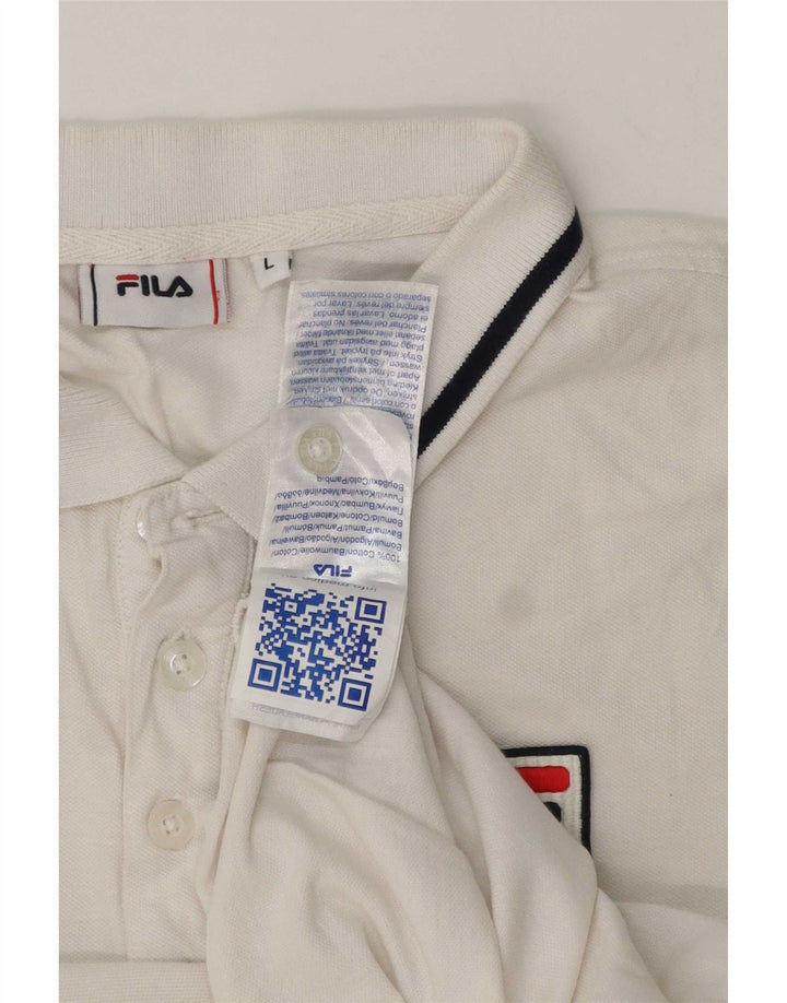 Fila muška polo majica velike bijele pruge, pamuk