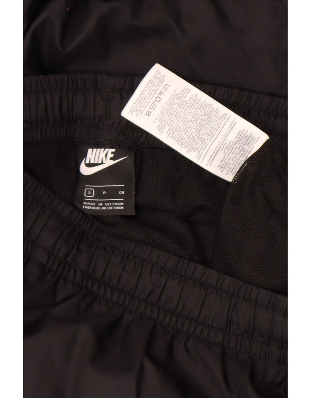 Nike muške trenirke hlače male crne poliesterske hlače