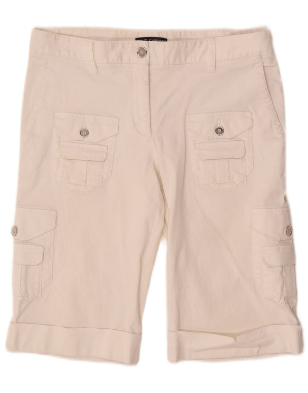 Dolce & Gabbana Womens Cargo Shorts IT 44 Medium W32 White