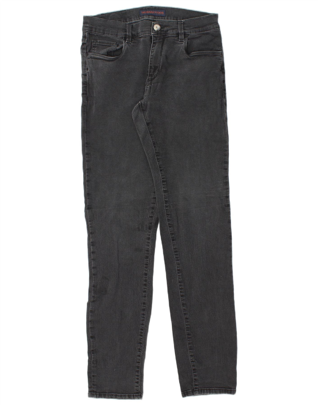 TRUSSARDI Mens Slim Jeans W32 L33 Grey Polyester