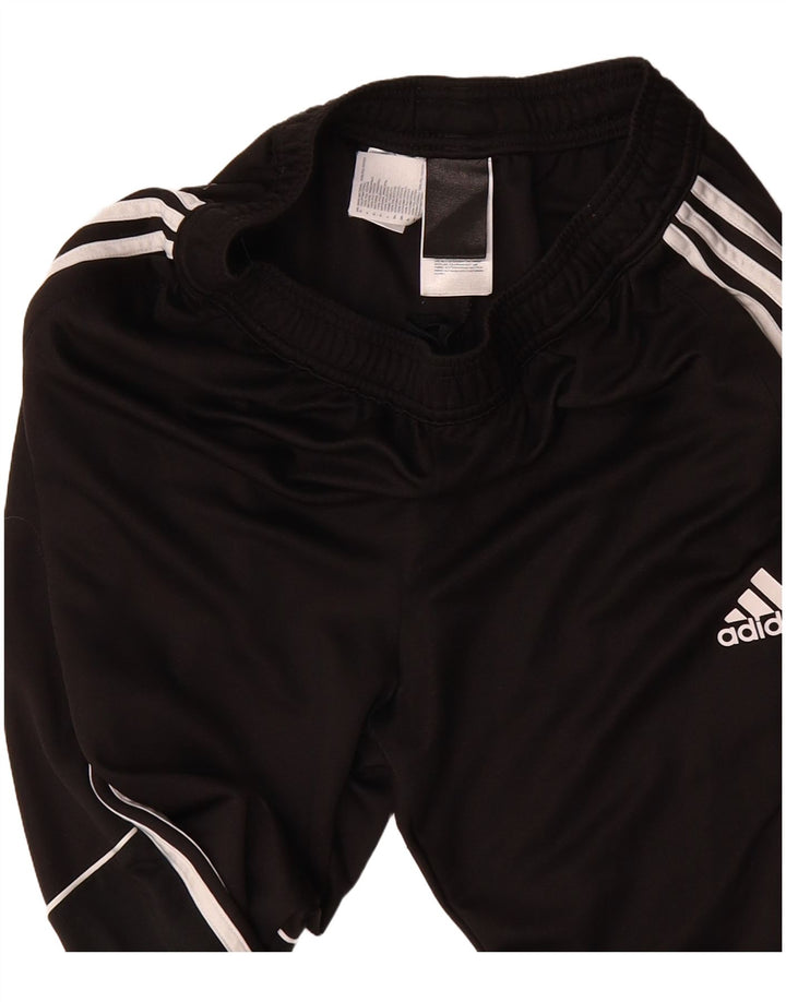 ADIDAS Mens Tracksuit Trousers Medium  Black Polyester