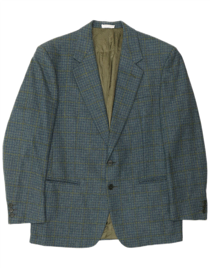 GILBERTO DOARDI Muški sako IT 50 Large Blue Houndstooth Classic