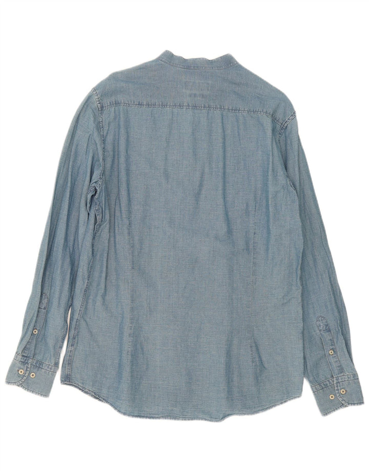 Massimo Dutti muška košulja velika plava pamuk