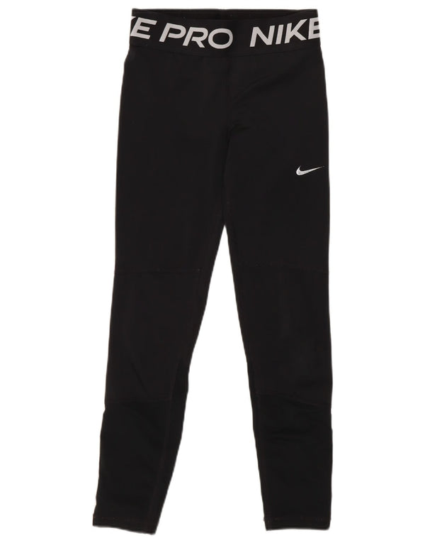 Nike Tajice za djevojčice 8-9 godina WSmall crni poliester