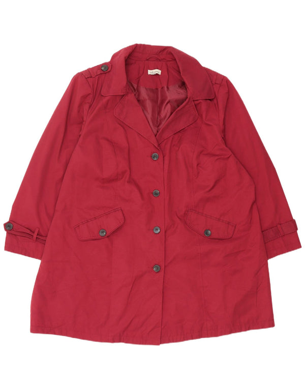 Marks & Spencer ženski autograph veliki trenč kaput UK 18 XL bordo