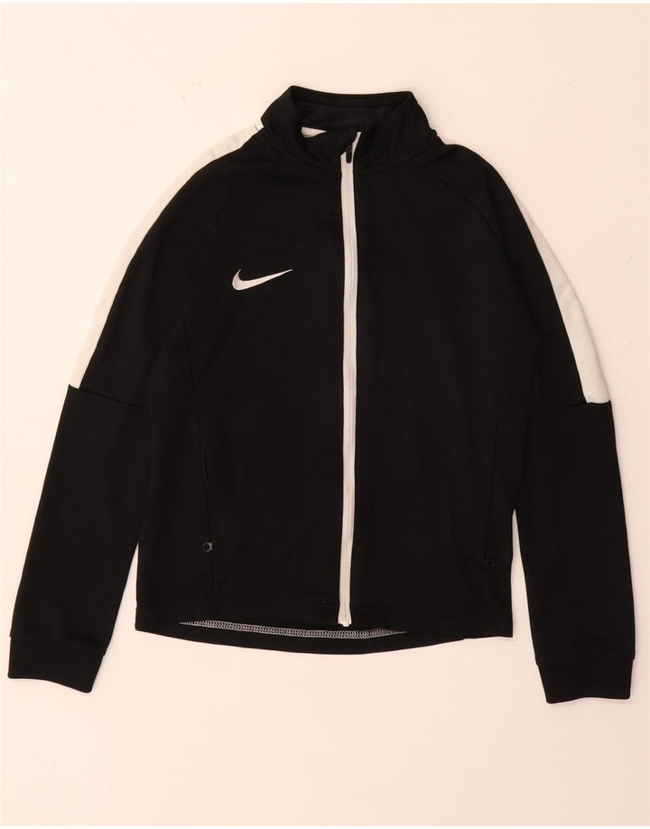 NIKE Boys Dri Fit Trenirka Gornja jakna 8-9 godina Mala crna boja