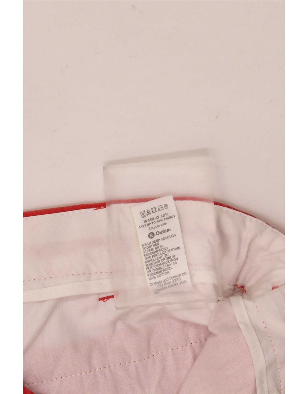Marks & Spencer muške chino kratke hlače W36 veliki narančasti pamuk
