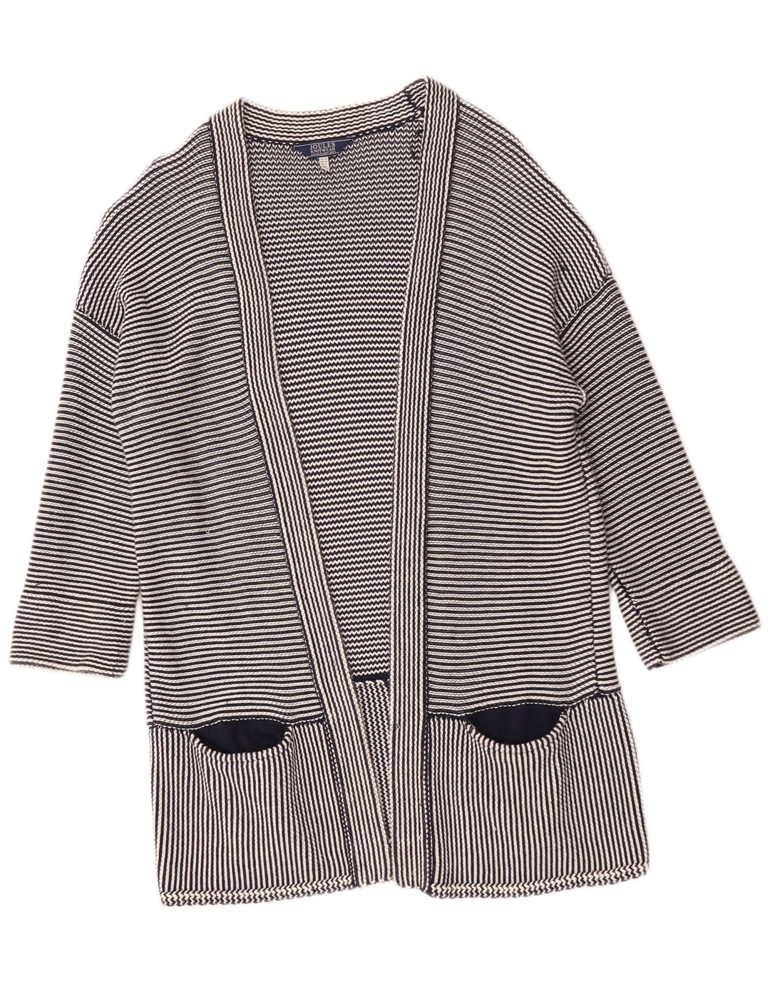 Joules ženski prekomjerni dugi kardigan pulover UK 14 Large Blue