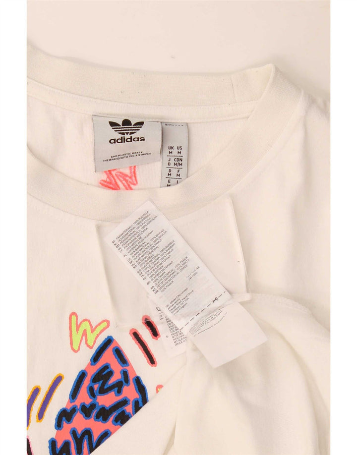 Adidas muška majica kratkih rukava srednje veličine, bijeli pamuk