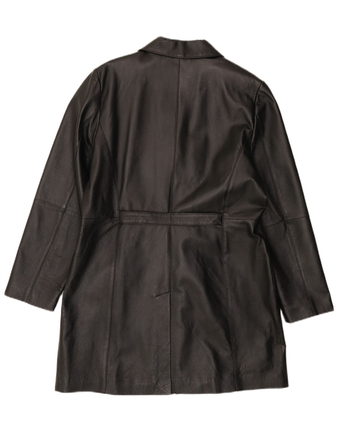 Vintage ženski kožni kaput UK 18 XL crna koža