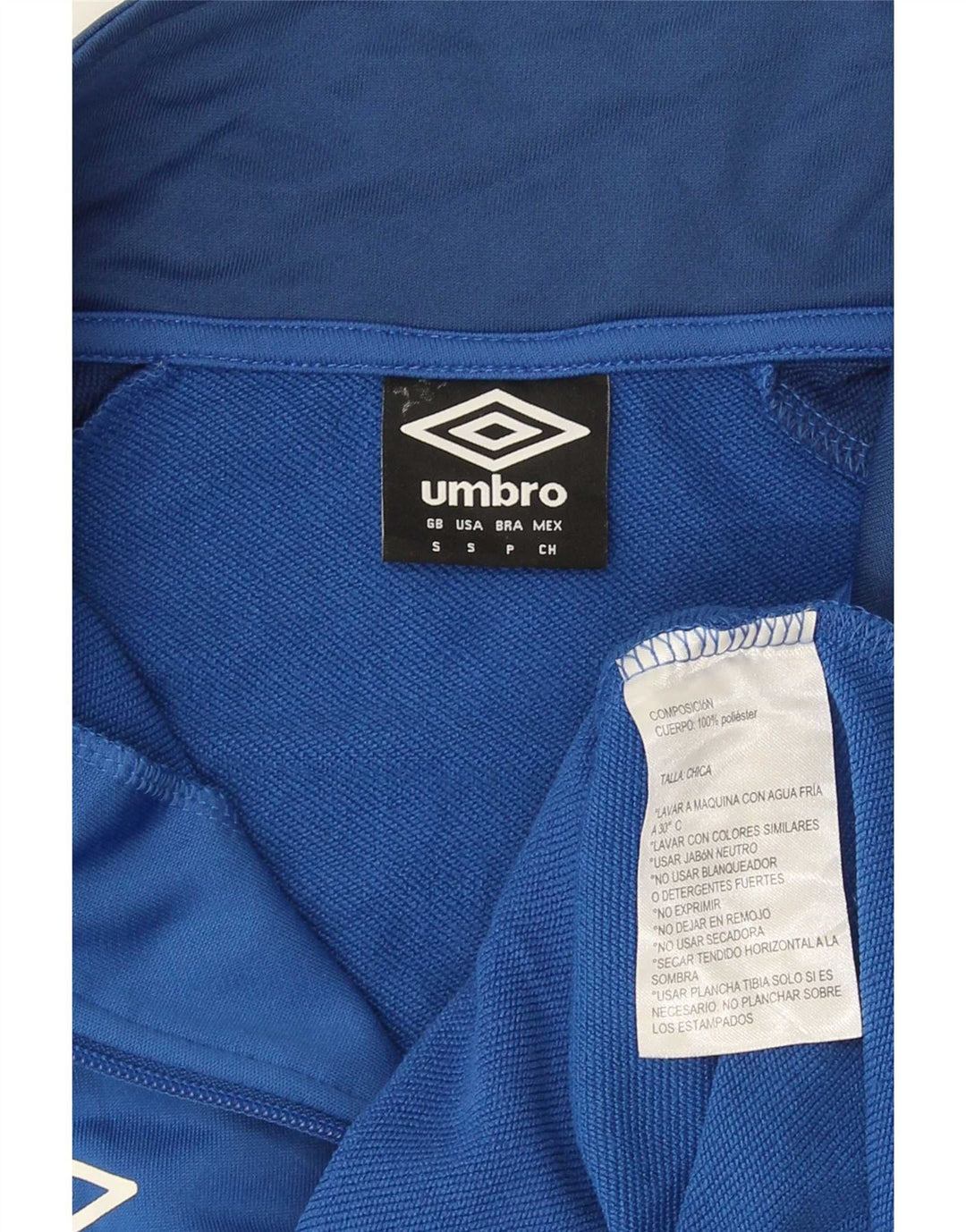 Umbro muška gornja jakna trenirke Mala plava poliesterska boja