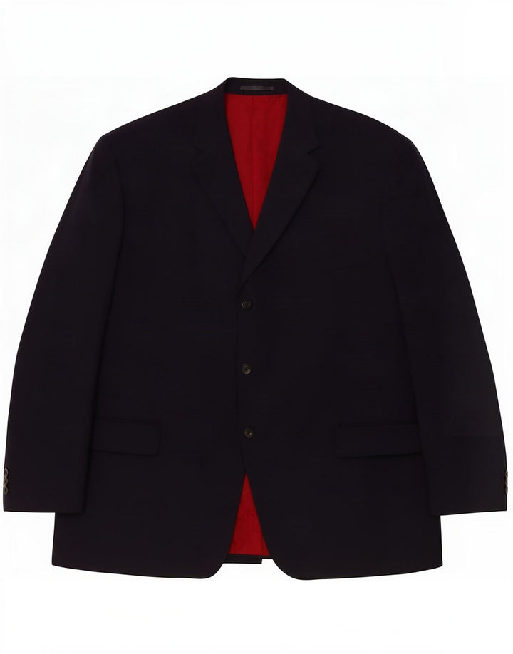 Pierre Cardin muška jakna sa 3 gumba IT 54 2XL tamnoplava vuna
