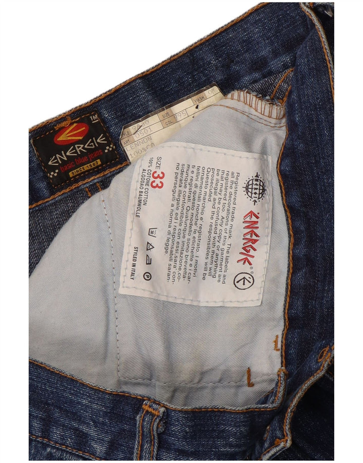 ENERGIE Ženske ravne traperice W33 L30 Plavi pamuk