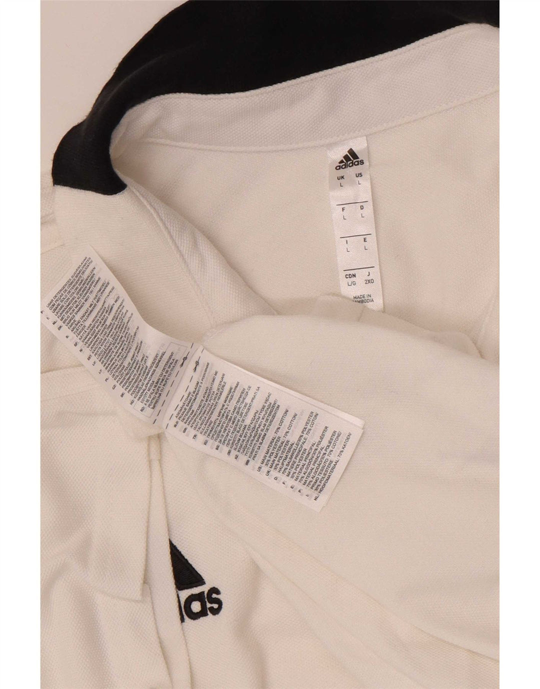 Adidas muška polo majica velika bijela pamučna