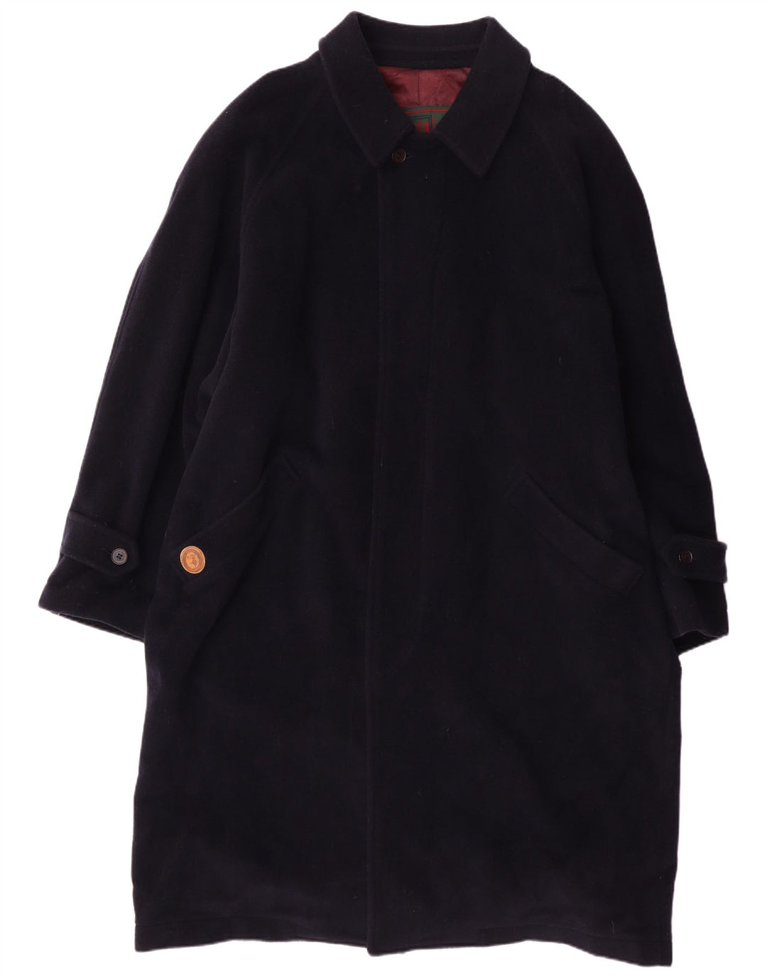 TRUSSARDI JEANS Muški gornji kaput UK 42 XL Mornarsko plava vuna