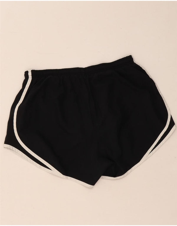 NIKE Womens Dri Fit Sport Shorts UK 12 Medium  Black