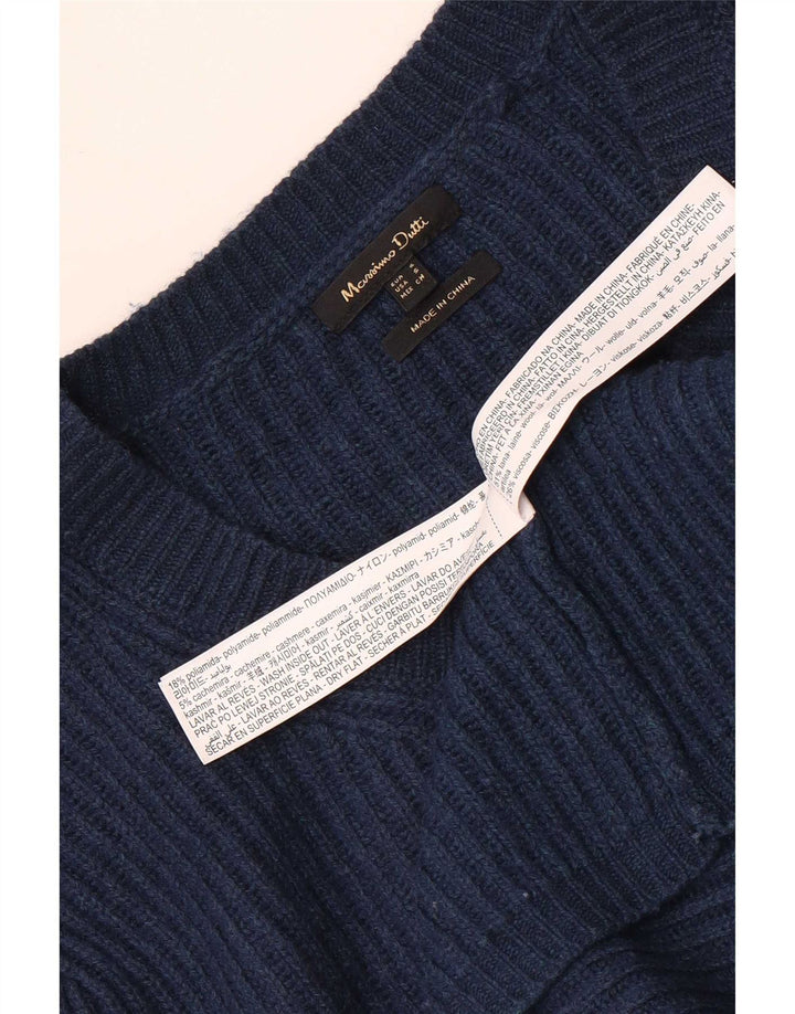 Massimo Dutti ženski kratki kardigan pulover UK 10 Mali tamnoplavi
