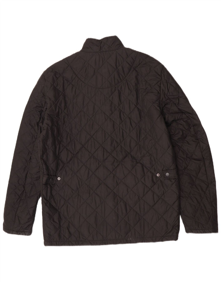 Barbour muška prošivena jakna UK 38 srednji crni poliester