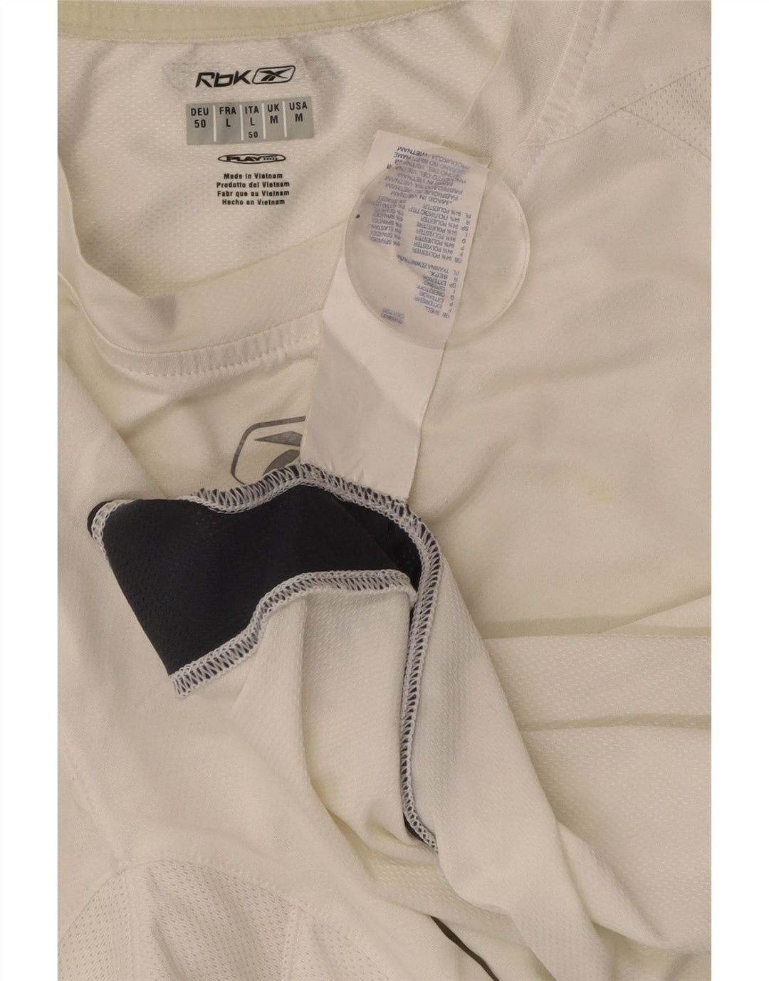 REEBOK Muška majica kratkih rukava srednje bijele boje poliester