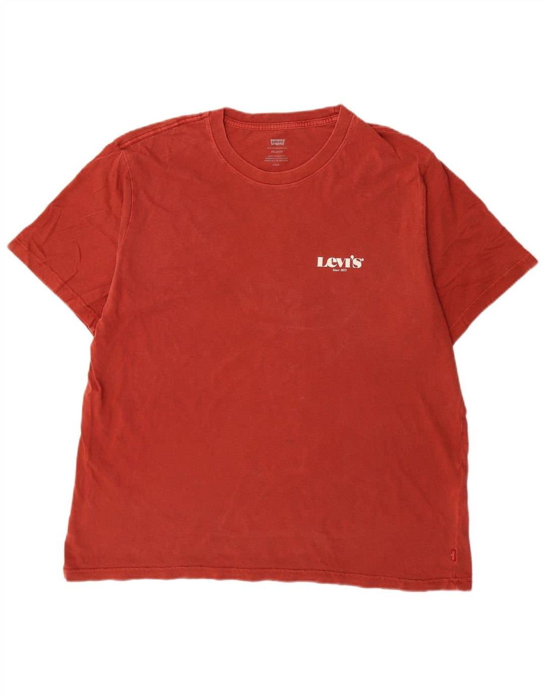 Levi's muška opuštena majica kratkih rukava, veliki crveni pamuk