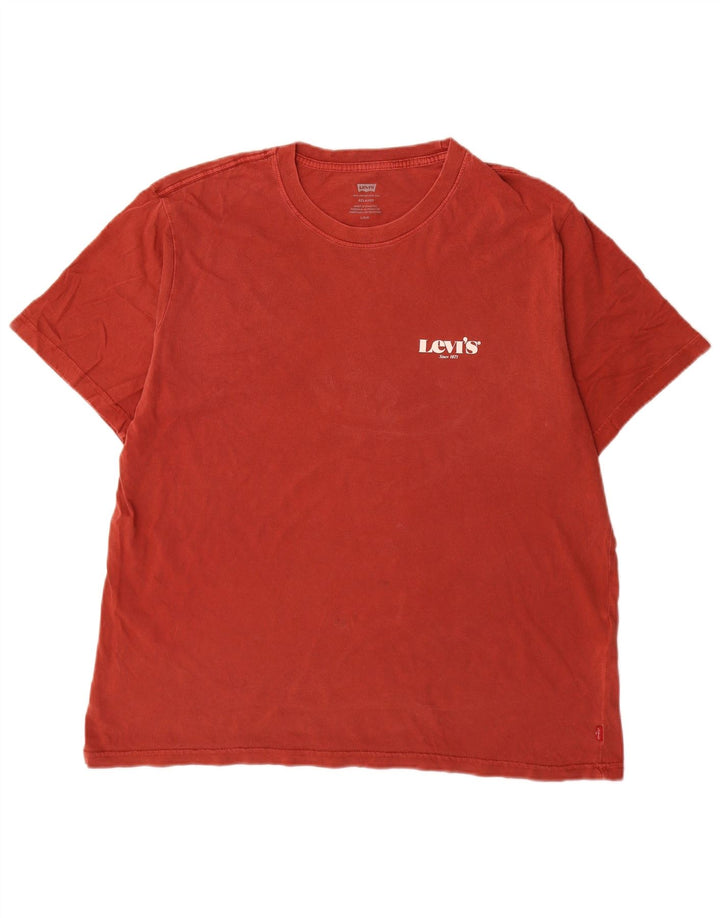 Levi's muška opuštena majica kratkih rukava, veliki crveni pamuk