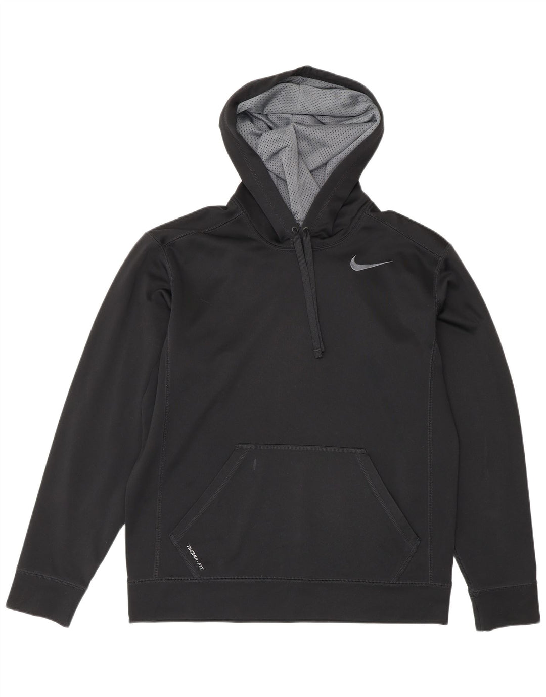 Nike muška majica s kapuljačom Therma-Fit, srednji crni poliester