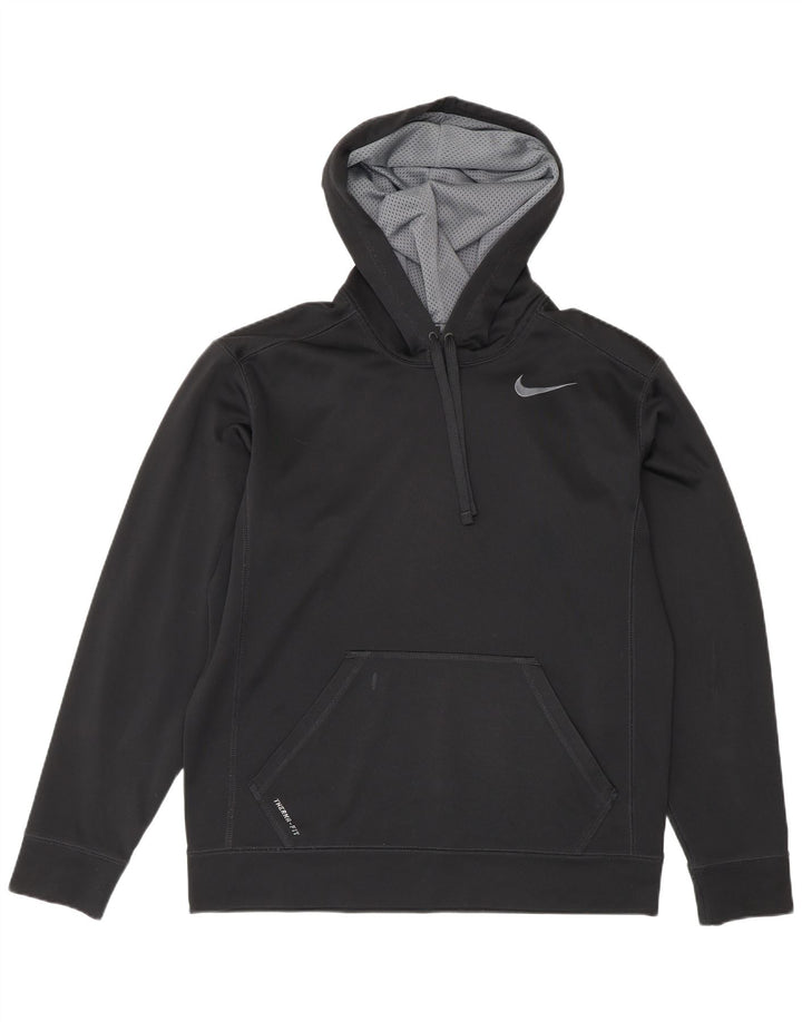 Nike muška majica s kapuljačom Therma-Fit, srednji crni poliester