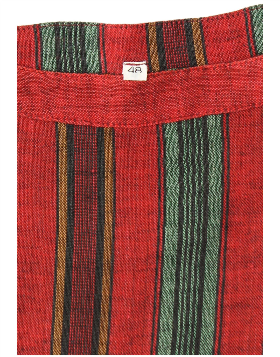 Vintage ženska haljina tunika IT 48 XL na crvene pruge