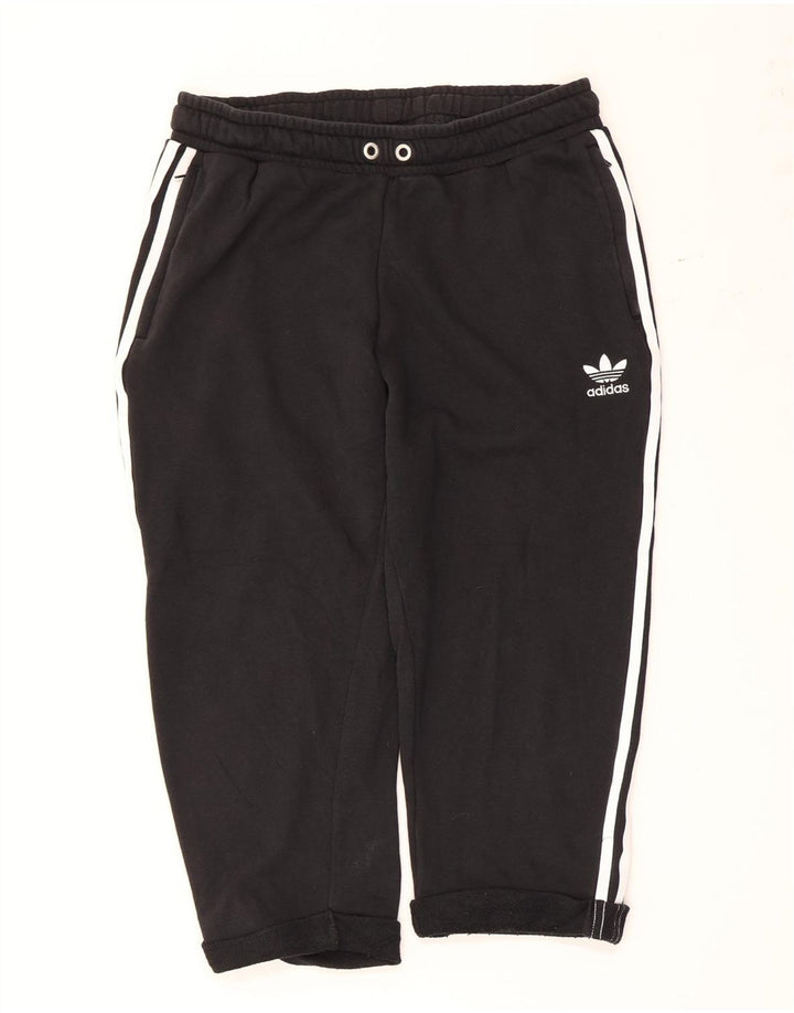 Adidas muške kapri trenirke velike crne pamučne hlače